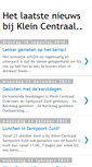 Mobile Screenshot of klein-centraal.blogspot.com
