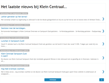 Tablet Screenshot of klein-centraal.blogspot.com