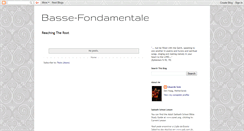 Desktop Screenshot of basse-fondamentale.blogspot.com