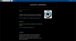 Desktop Screenshot of juegossonoros.blogspot.com
