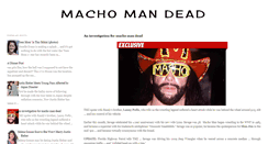 Desktop Screenshot of machomandead.blogspot.com