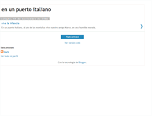 Tablet Screenshot of enunpuertoitaliano.blogspot.com