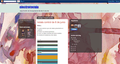 Desktop Screenshot of electrotierno.blogspot.com