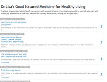 Tablet Screenshot of goodnaturedmedicine.blogspot.com