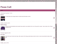 Tablet Screenshot of piscescraft.blogspot.com