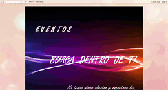 Desktop Screenshot of buscadentrodeti.blogspot.com