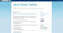 Desktop Screenshot of javahometrainer.blogspot.com