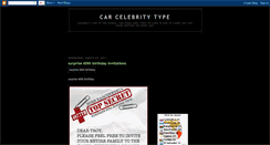 Desktop Screenshot of carcelebritytype.blogspot.com