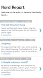 Mobile Screenshot of nordreport.blogspot.com
