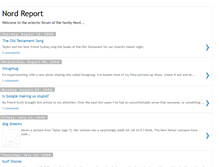 Tablet Screenshot of nordreport.blogspot.com