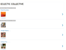 Tablet Screenshot of eclectic-collective.blogspot.com