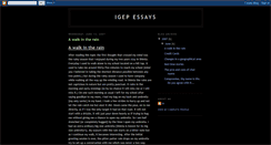 Desktop Screenshot of igepessays.blogspot.com