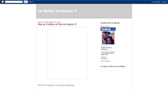 Desktop Screenshot of labahiacontenta.blogspot.com