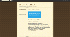 Desktop Screenshot of mauriciofunesfmln.blogspot.com