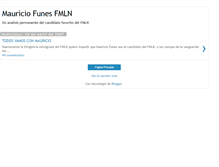 Tablet Screenshot of mauriciofunesfmln.blogspot.com