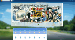 Desktop Screenshot of misaficionesyalgomas.blogspot.com