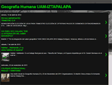 Tablet Screenshot of geografiahumanauamiztapalapa.blogspot.com