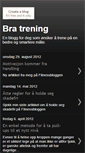 Mobile Screenshot of bedretrening.blogspot.com