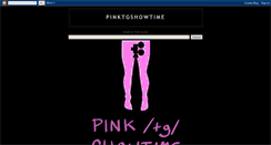 Desktop Screenshot of pinktgshowtime.blogspot.com