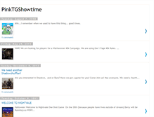 Tablet Screenshot of pinktgshowtime.blogspot.com