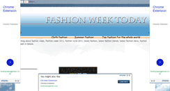 Desktop Screenshot of fashionweektoday.blogspot.com