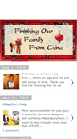 Mobile Screenshot of finishingourfamilyfromchina.blogspot.com