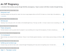 Tablet Screenshot of anivfpregnancy.blogspot.com
