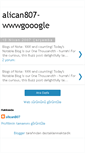 Mobile Screenshot of alican807-wwwgooogle.blogspot.com