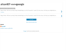 Tablet Screenshot of alican807-wwwgooogle.blogspot.com
