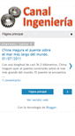 Mobile Screenshot of canal-ingenieria.blogspot.com