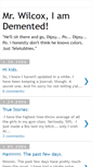 Mobile Screenshot of mrwilcoxiamdemented.blogspot.com