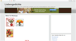 Desktop Screenshot of gedichte-liebesgedichte.blogspot.com