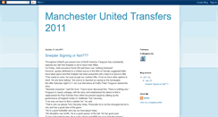 Desktop Screenshot of manutd2011season.blogspot.com