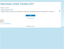Tablet Screenshot of manutd2011season.blogspot.com