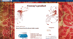 Desktop Screenshot of coswaysproduct.blogspot.com