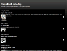 Tablet Screenshot of objektivet.blogspot.com