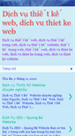 Mobile Screenshot of dichvuthietkewebvina.blogspot.com