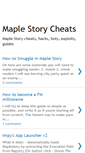 Mobile Screenshot of maple-story-cheats.blogspot.com