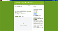 Desktop Screenshot of espokadboutiquerestaurant.blogspot.com