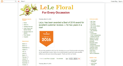 Desktop Screenshot of lelefloral.blogspot.com