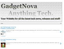 Tablet Screenshot of gadgetnova.blogspot.com