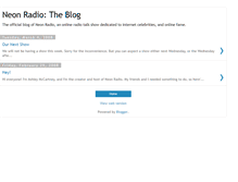 Tablet Screenshot of neon-radio.blogspot.com