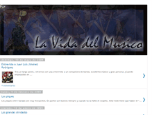 Tablet Screenshot of lavidadelmusico.blogspot.com