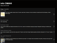 Tablet Screenshot of info-cimahi.blogspot.com