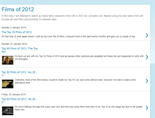Tablet Screenshot of filmsof2012.blogspot.com