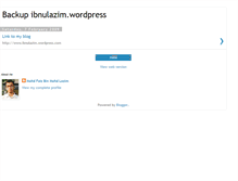 Tablet Screenshot of ibnulazim.blogspot.com