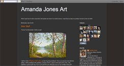 Desktop Screenshot of amandajonesart.blogspot.com