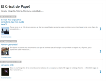 Tablet Screenshot of elcrisoldepapel.blogspot.com