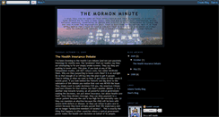 Desktop Screenshot of mormonminute.blogspot.com