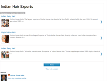 Tablet Screenshot of indianhumanhairexports.blogspot.com